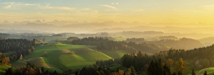 Farming Prints: Fields and hills of the Emmental, Berner Oberland, Switzerland