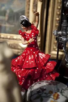 Figurine of a flamenco dancer, Barcelona, Spain
