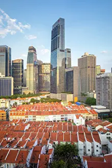 China Town Prints: Financial District & China Town, Singapore