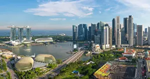Marina Bay Prints: Financial District & Marina Bay Sands Hotel, Singapore