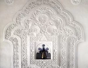 A fine example of decorative Lamu plasterwork gracing