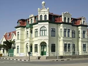 Colonialism Gallery: A fine old building in Swakopmund depicts the architecture