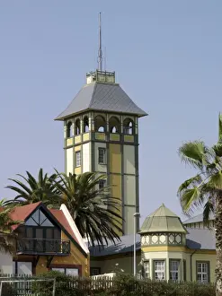 Mansion Prints: Fine old buildings in Swakopmund depicts the architecture