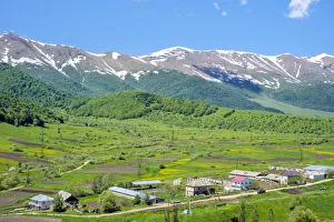Fioletovo village and the Aghstev River valley, Lori Province, Armenia