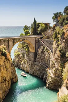 Fiord of Furore, Furore, Amalfi coast, Salerno, Campania, Italy
