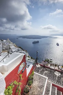 Fira Prints: Fira, Santorini (Thira), Cyclades Islands, Greece