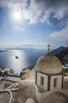 Fira Prints: Fira, Santorini (Thira), Cyclades Islands, Greece