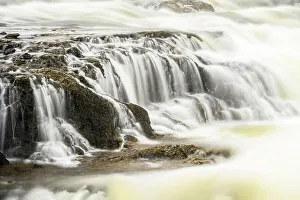 Carvings Prints: Firehole River in winter, Yellowstone National Park, Wyoming, USA
