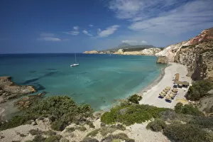 Images Dated 3rd July 2015: Firiplaka beach, Milos, Cyclades, Greece