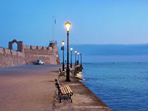 Hania Prints: Firka Venetian Fortress at dawn, City of Chania, Crete, Greece