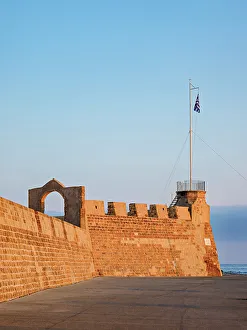 Hania Prints: Firka Venetian Fortress at sunrise, City of Chania, Crete, Greece