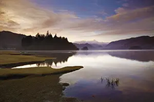 Keswick Prints: First Light on Derwent Water, Lake District National Park, Cumbria, England