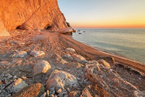 Adriatic Sea Prints: First lights morning on Spiaggia del Frate beach
