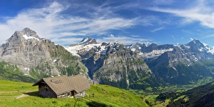 Grindelwald Prints: First mountaintop, Grindelwald, Jungfrau Region, Berner Oberland, Switzerland