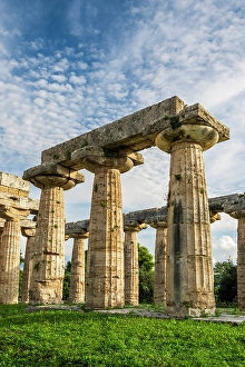 Cilento Prints: First Temple of Hera, Paestum, Campania, Italy
