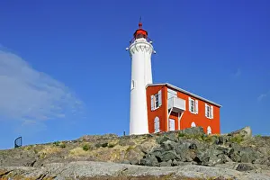 Province Prints: Fisgard Lighthouse National Historic Site on Fisgard Island at the mouth of Esquimalt Harbour