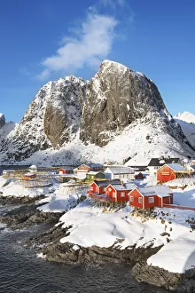 Fishermen village Hamnoy - Norway, Nordland, Lofoten, Moskenesoya, Hamnoy