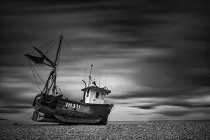 Suffolk Prints: Fishing Boat, Aldeburgh, Suffolk, England