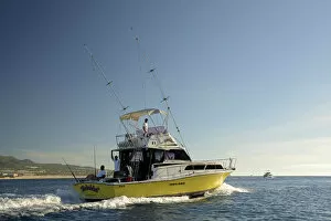 Fishing boat of the coast of Cabo San Lucas, Baja California, Mexico