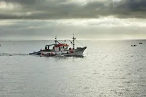 Images Dated 10th January 2013: Fishing boat going to the sea. Setubal, Portugal