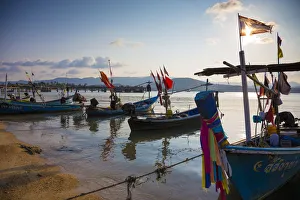 Images Dated 12th February 2014: Fishing boats, Bo Phut, Koh Samui, Thailand