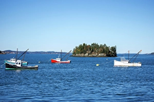 Lubec Prints: Fishing boats at the dock, Lubec, Maine, USA