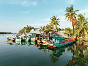 Phu Quoc Prints: Fishing Boats, Le Bat, Phu Quoc Island, Vietnam