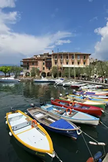 Fishing boats, Torri del Benaco, Lake Garda, Italy