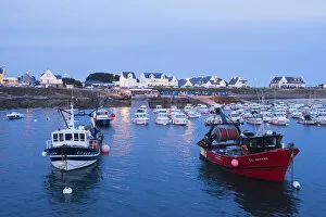 Images Dated 2nd June 2021: Fishing boats at Trevignon harbour, Tregunc, Quimper, Finistere, Britanny, France