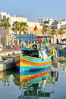 Maltese Prints: Fishing Harbor of Marsaxlokk, Malta