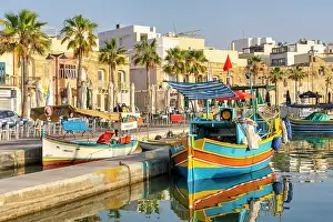 Marsaxlokk Prints: Fishing Harbor of Marsaxlokk, Malta