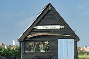 Southwold Prints: Fishing Hut, Southwold, Suffolk, England