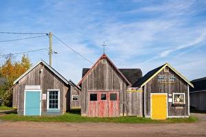 Fishing Huts Prints: Fishing huts, Prince Edward Island, Canada, North America