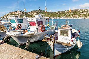 Fishing Port Prints: Fishing port of Port d`Andratx, Mallorca, Balearic Islands, Spain