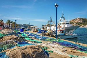 Fishing port of Port d`Andratx, Mallorca, Balearic Islands, Spain