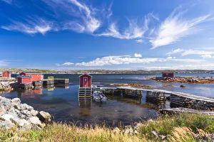 The fishing village of Joe Batts Arm, Fogo Island, Newfoundland and Labrador, Canada