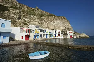 Images Dated 3rd July 2015: Fishing village Klima, Milos, Cyclades, Greece