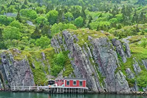 Newfoundland Prints: Fishing village, Quidi Vidi, Newfoundland & Labrador, Canada