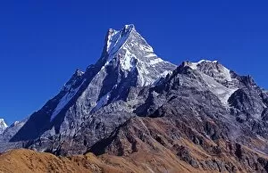 Nepal Collection: The fishtail peak of Machhapuchhare (6