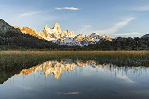 Argentina Gallery: Fitz Roy reflection at dawn from Mirador Fitz Roy. El Chalten, Santa Cruz province