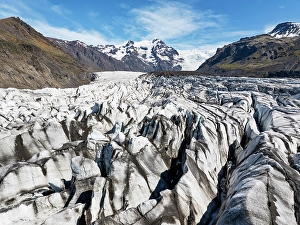 Adventure Prints: Fjallsjokull Glacier Lagoon during a summer day, Iceland, Europe
