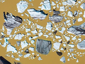 Southern Coast Prints: Fjallsjokull Glacier Lagoon during a summer day, Iceland