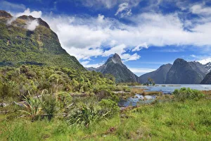 Fjord landscape at Mitre Peak - New Zealand, South Island, Southland