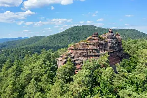 Crosses Prints: Fladensteine rocks near Bundenthal near Dahn