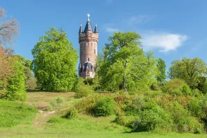 Schlosspark Prints: Flatow Tower, Flatowturm, Park Babelsberg