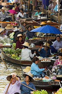 Floating Market, Damnoen Saduak, Thailand