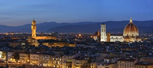 Images Dated 24th February 2017: Florence, view from Piazzale Michelangelo, Firenze province, Tuscany district, Italy