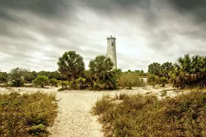Images Dated 1st March 2023: Florida, Egmont Key State Park, Lighthouse Built In 1858, Wildlife Refuge, Tampa Bay