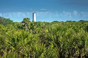 Images Dated 1st March 2023: Florida, Egmont Key State Park, Lighthouse Built In 1858, Tampa Bay, Gulf Of Mexico