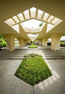 Florida, Lakeland, Esplanandes, Walkways, Designed By Architect Frank Lloyd Wright